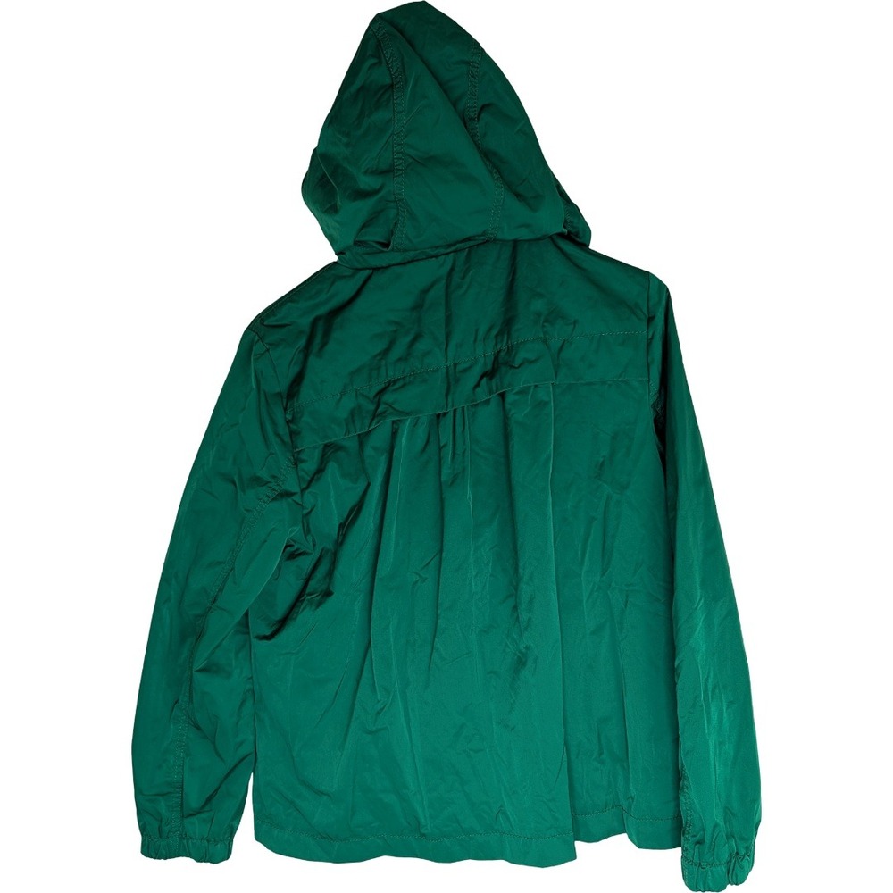 Liz Claiborne Windbreaker Womens Small Green Hooded Full Zip Mesh Lined Jacket - Picture 13 of 16